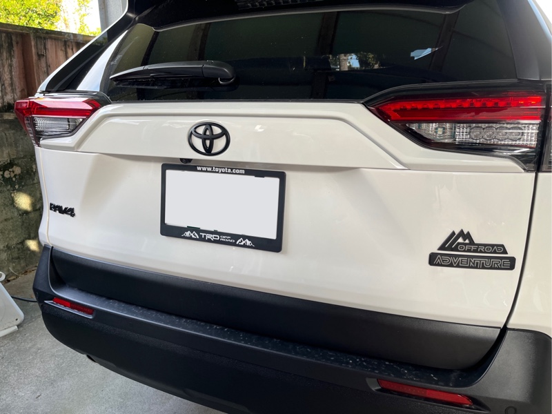 MXAA5 トヨタ RAV4 マット ブラック リアエンブレム 90975-02070