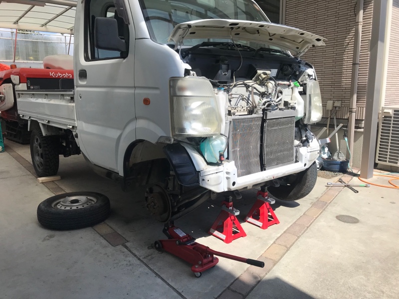 楽天市場】軽トラ キャリー da62 の4wd 2インチ リフトアップ