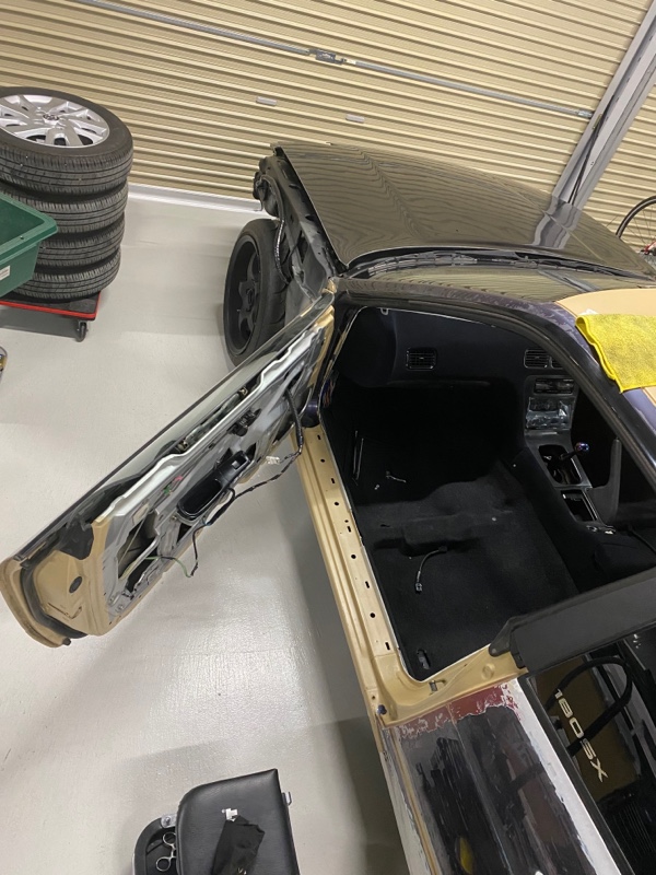 R35ドアチェックリンク加工流用（日産 180SX・RS13/KRS13型）by