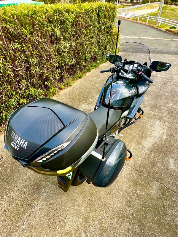 バイクモービル用 アマチュア無線アンテナ交換（ヤマハ FJR1300