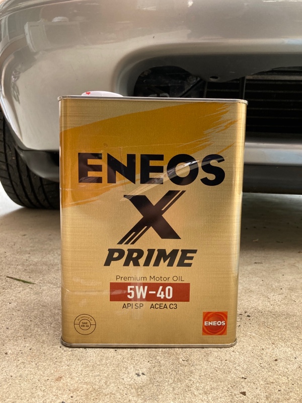 オイル交換 エネオス X プライム 5W-40（マツダ ロードスター