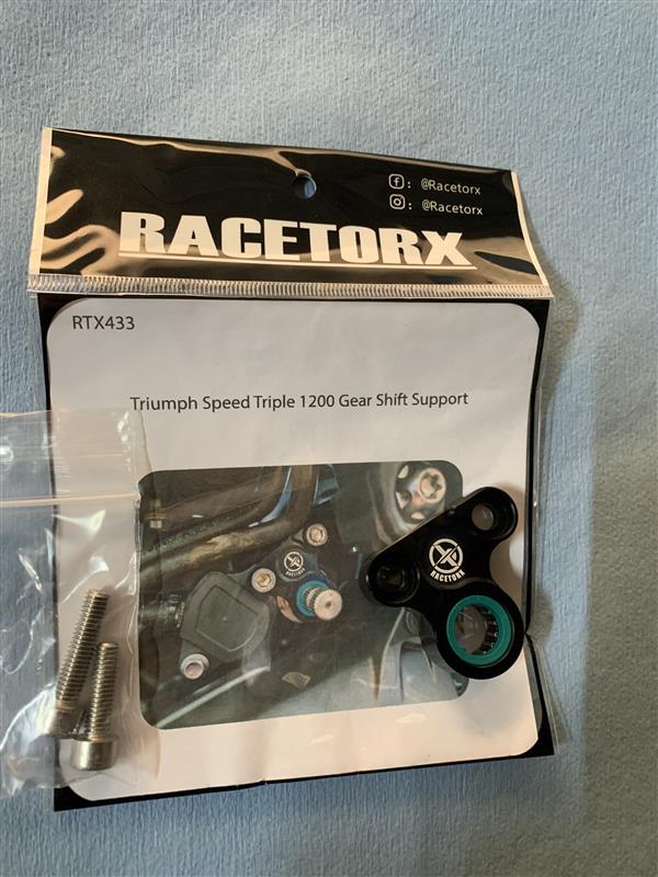 シフトサポート取付（トライアンフ スピードトリプル1200RR）by