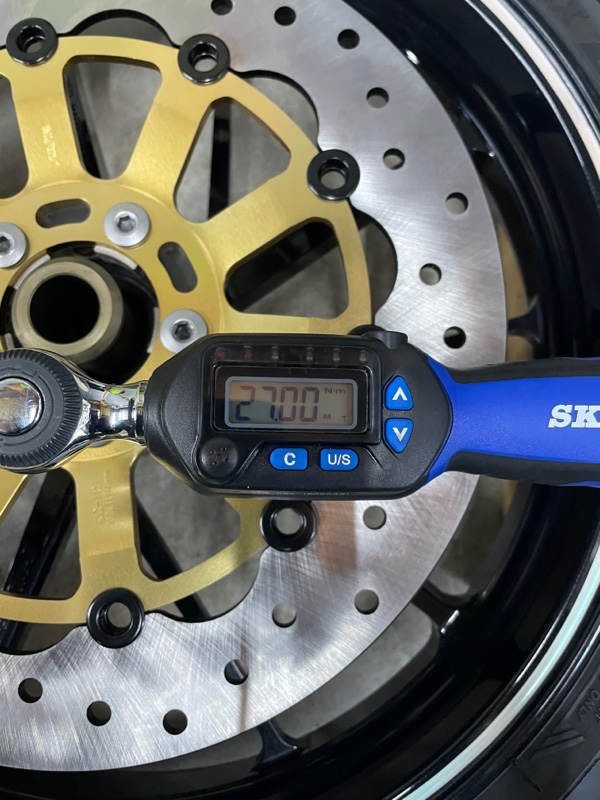 フロントブレーキローター、パッド交換（カワサキ ZX-12R）by