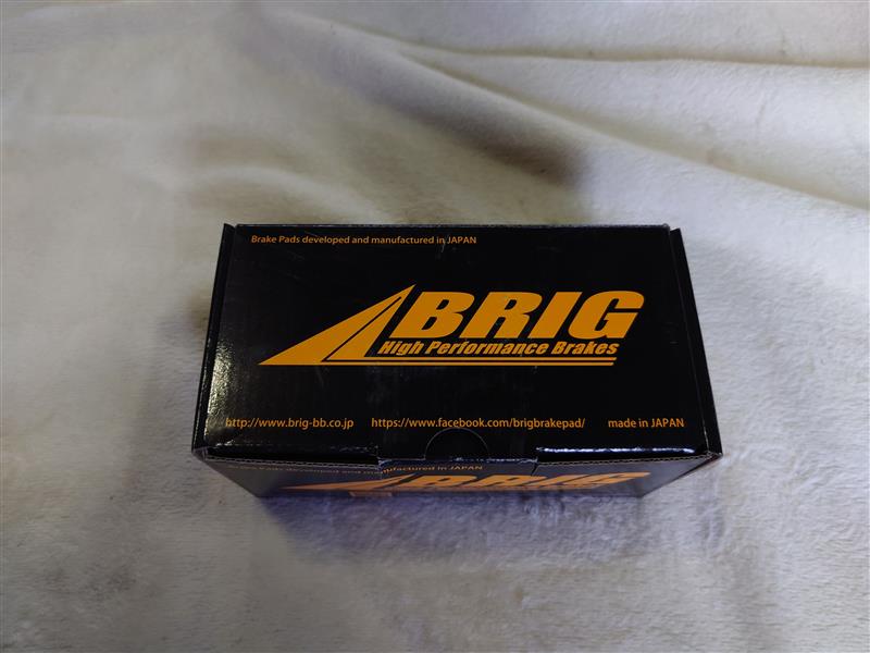BRIG NDロードスタージムカーナハードブレーキパッド前後