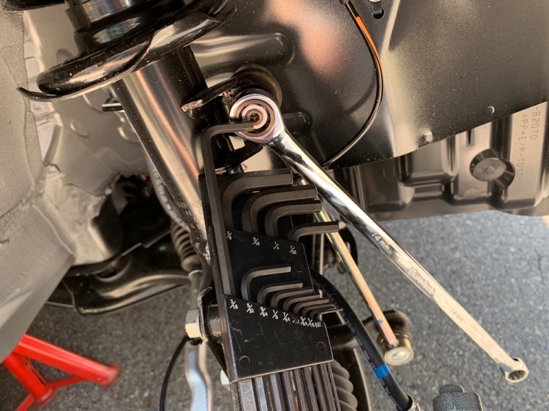 TEIN車高調取付【フロント編】(ダイハツ タントカスタム TEIN車高調取付【フロント編】(ダイハツ タントカスタム