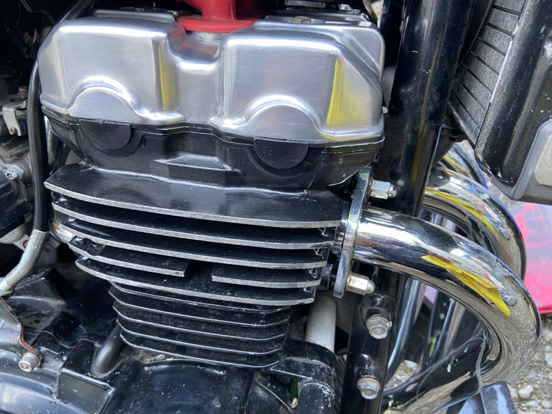 エンジンヘッドカバー交換（ホンダ CB400 SUPER FOUR (スーパー