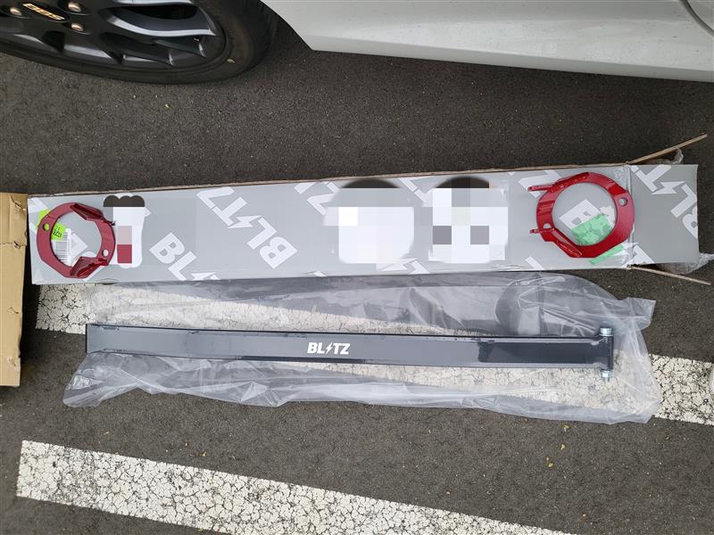 BLITZ ストラットタワーバー取り付け 37,687km（トヨタ コペン