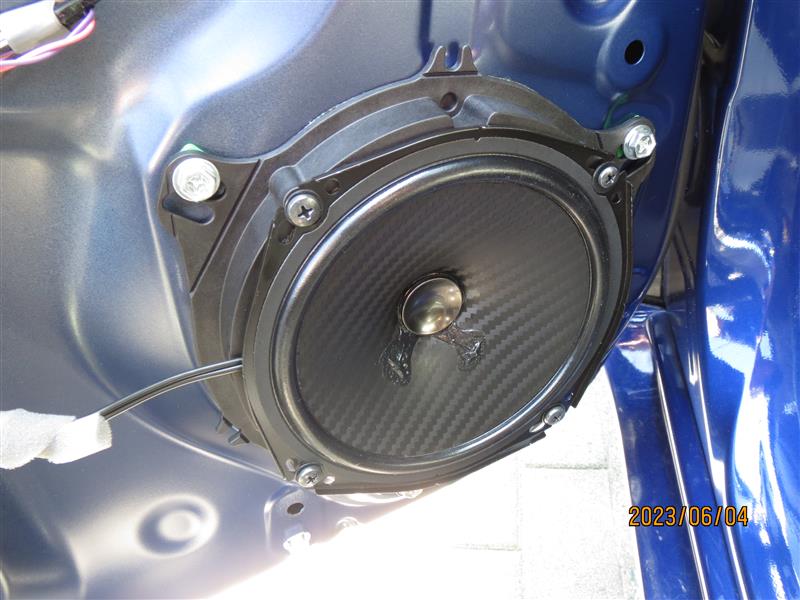 TS-F1740SⅡ スピーカー取り付け②（トヨタ アクア・MXPK10系
