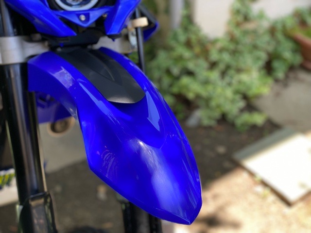 WR250X 純正フロントフェンダー フロントフェンダー交換（ヤマハ WR250X）by wise666 - みんカラ