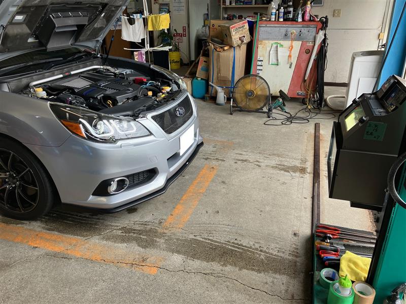 ユーザー車検、無事合格(^^)（スバル レガシィツーリングワゴン