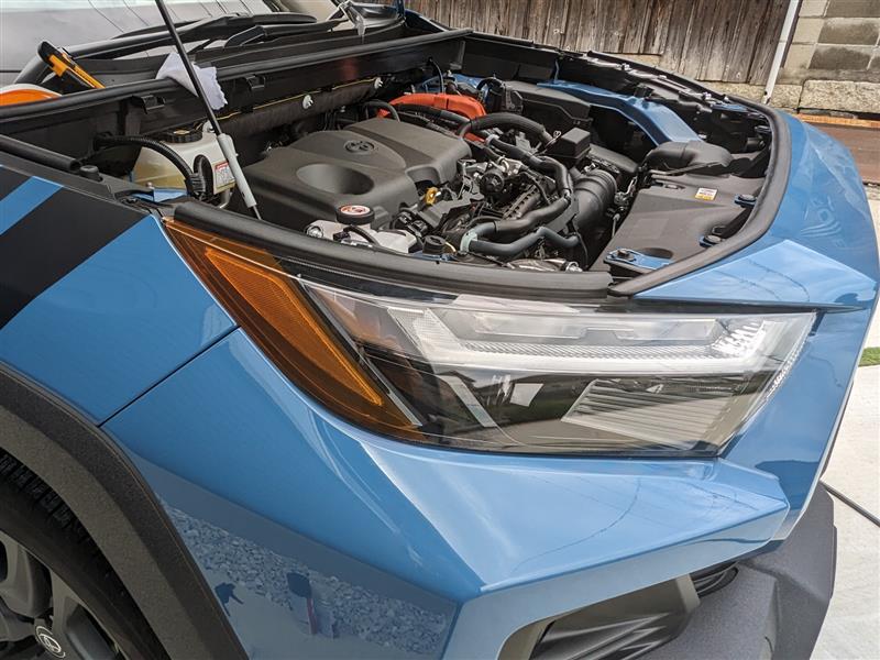 rav4 ヘッドライト サイドマーカーオレンジ化 LED発光加工します