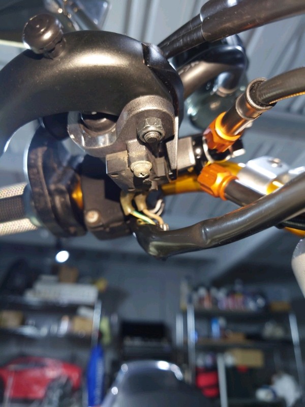 Brembo（ヤマンボ）ブレーキマスターシリンダー配線（ヤマハ