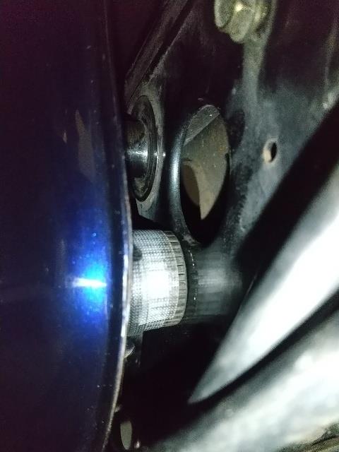 大容量燃料タンクに交換（9L→13L）。（カワサキ