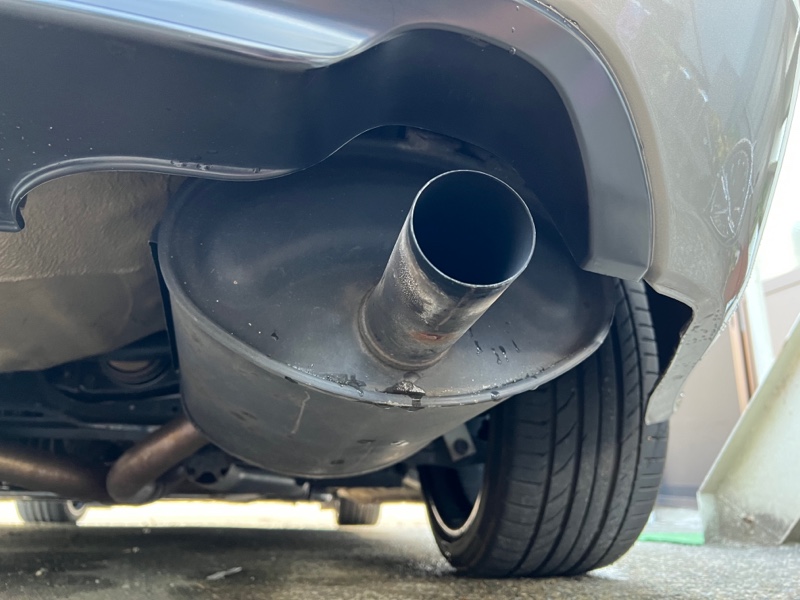 ZN6純正マフラーカッター取付(失敗)（ホンダ S2000・AP）by