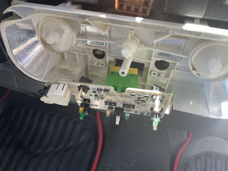 デイズ b21 LED打ち替え エアコンパネル デイズルークス B21A エアコンスイッチパネル LED打ち替え品