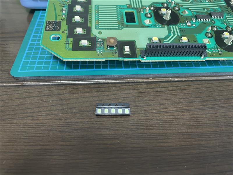 メーターパネルLED打ち替え②（スズキ ワゴンR・MH21S/22S）by