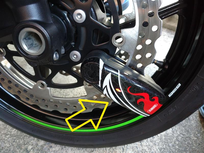 愛車ZX6R 盗難防止装置取り付け②（カワサキ NinjaZX-6R）by