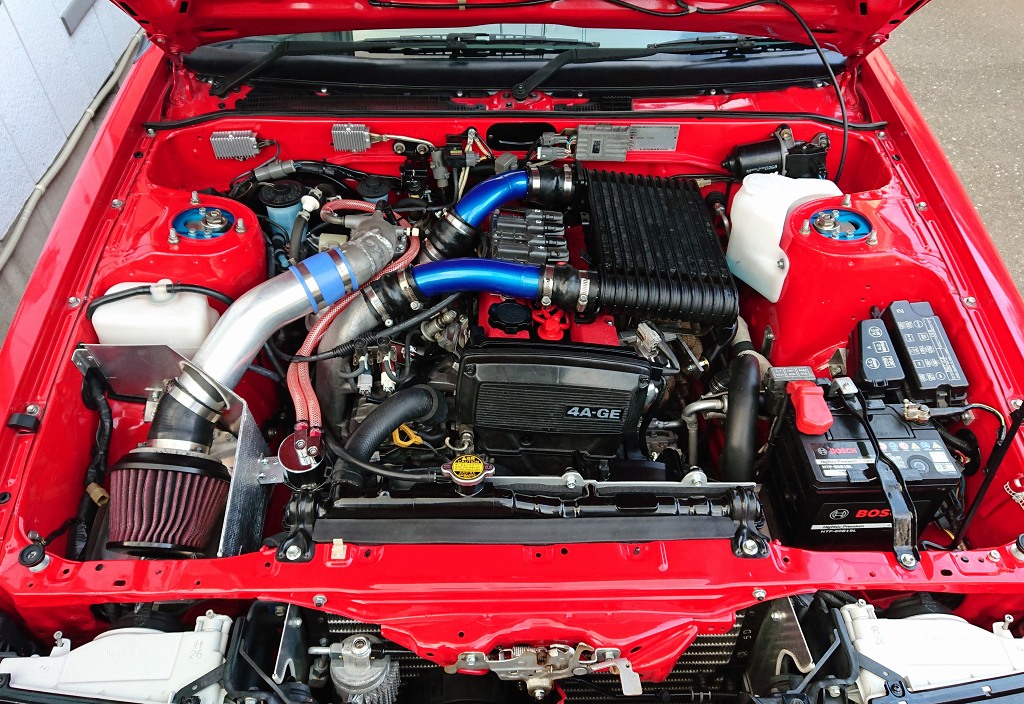 続AE86制作プロジェクト482～エンジンルーム清掃（トヨタ
