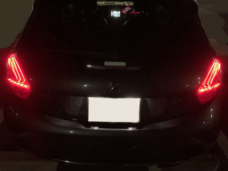 テールランプを(初代)後期型のものに交換（プジョー 208・A9）by