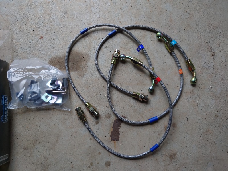 インプレッサ GDB-E PLOT Swage-Line ステンメッシュブレーキ