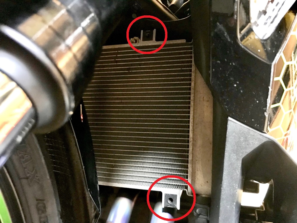カワサキ純正 ラジエタースクリーン（カワサキ Ninja ZX-25R SE