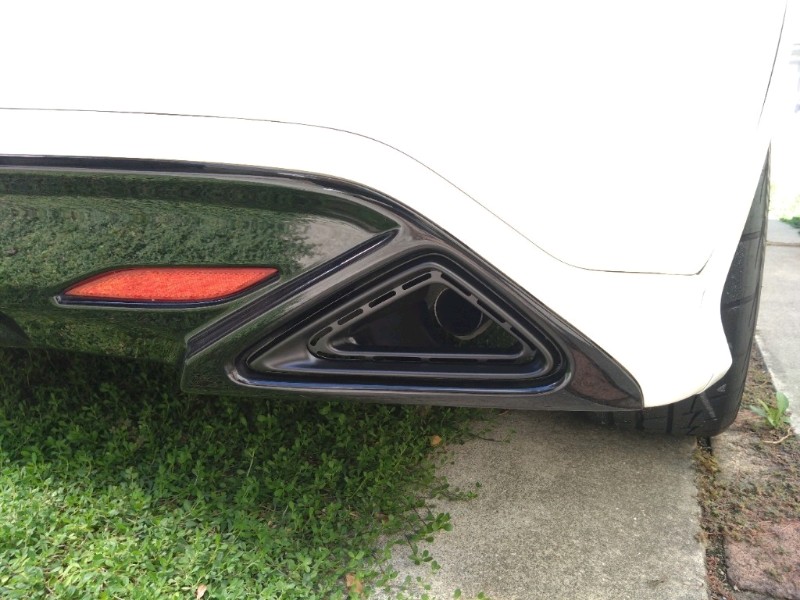 マフラーカッター ブラックアウト化(ホンダ シビックタイプR マフラーカッター ブラックアウト化(ホンダ シビックタイプR