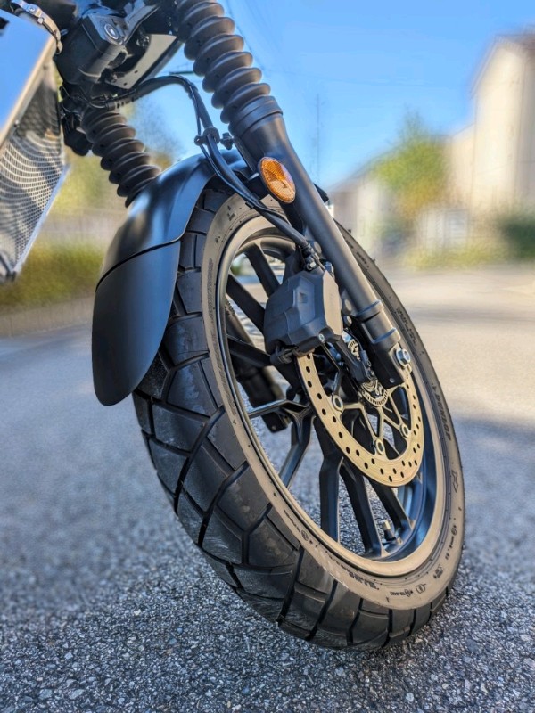 フロントエクステンドフェンダーを装着（ホンダ CL250）by