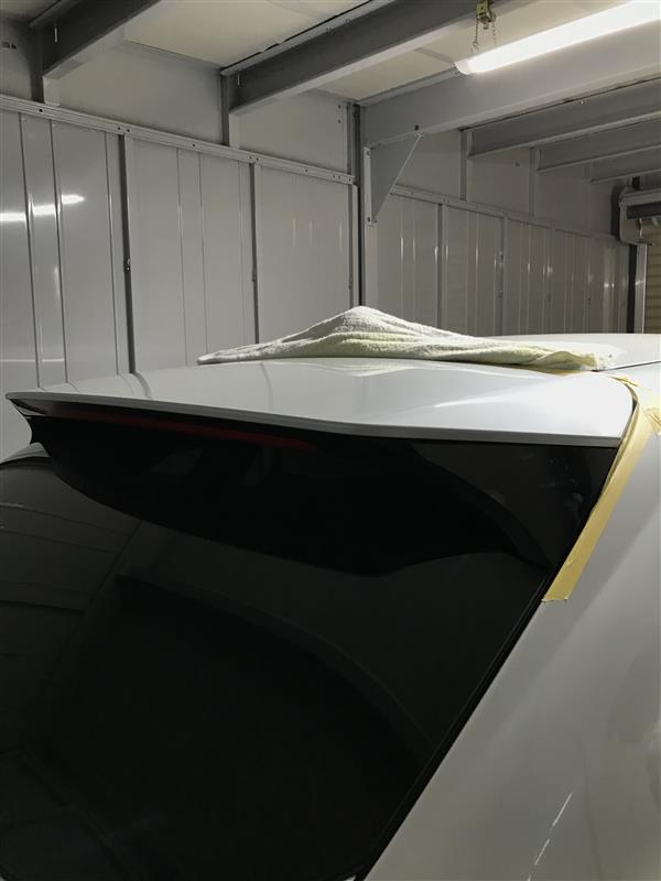 Z用ルーフスポイラー交換作業（トヨタ ハリアー・U80系）by
