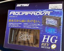 パーツ DAYTONA AQUIPROVA HG REV METER Daytona AQUAPROVA Motorcycle Tachometer Digital Waterproof
