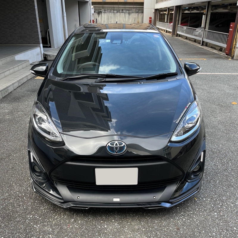 TRDフロントスポイラー取付②完成編（トヨタ アクア・NHP10）by
