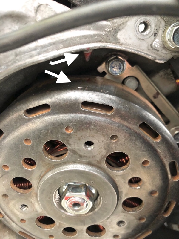 バルブクリアランス調整 Dio110 (備忘録)（ホンダ Dio 110