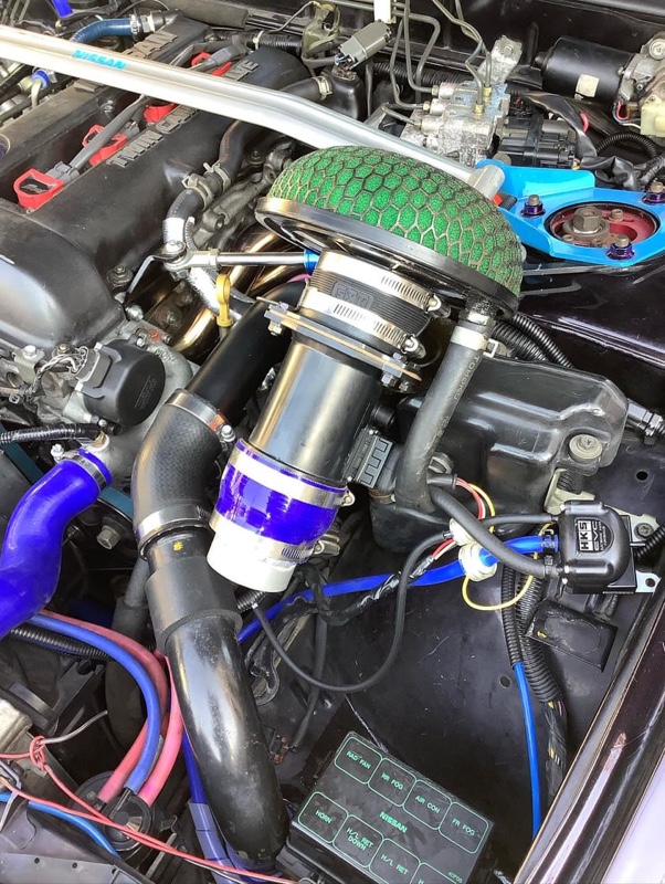 HKSパワーフローを固定してみた(日産 180SX・RS13/KRS13型)by HKSパワーフローを固定してみた(日産 180SX・RS13/KRS13型)by