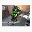 愛車ZX6R  フロントタイヤ交換