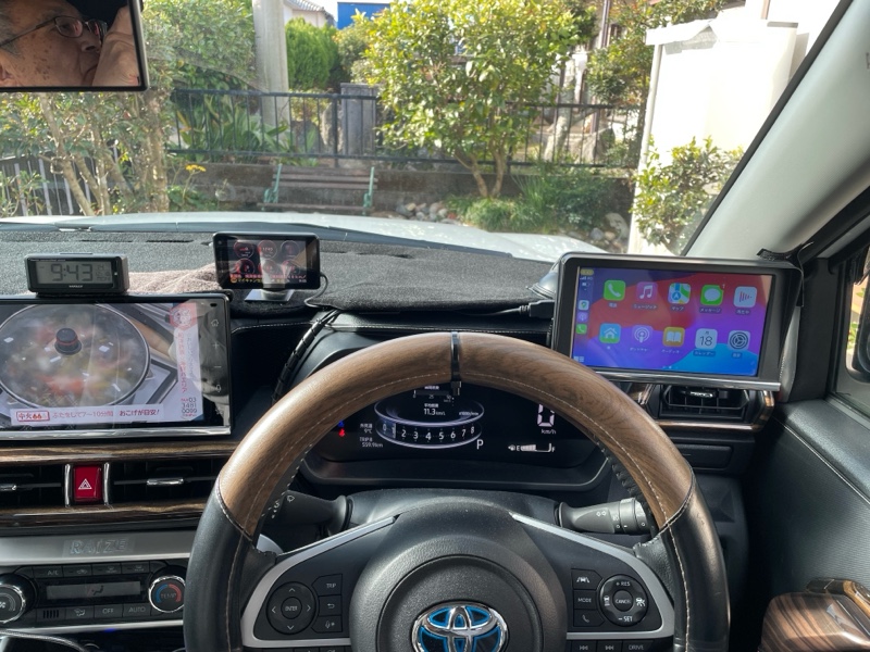 7インチ ディスプレイオーディオを運転席へ(トヨタ ライズ・A200系)by テツ102 - みんカラ