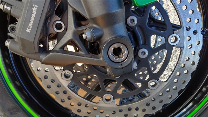 前後アクスルシャフト交換※備忘録（カワサキ Ninja1000）by や
