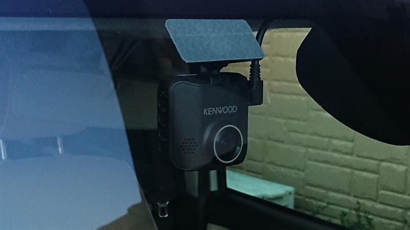 ドラレコ取り付け KENWOOD DRV-355(ダイハツ ムーヴキャンバス ドラレコ取り付け KENWOOD DRV-355(ダイハツ ムーヴキャンバス