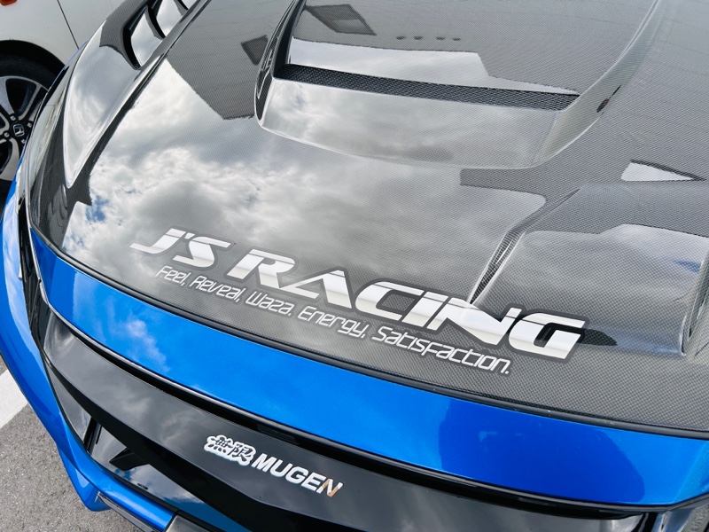 FK8 シビックタイプR J'S RACING カーボン+FRPエアロボンネット