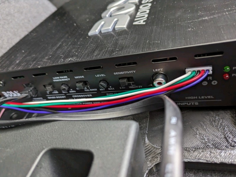 BOSE サウンドシステム 流用④(ウーファー移植)（日産 リーフ