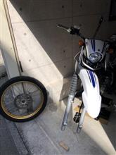 セロー250 フロント ディスクローター交換（ヤマハ セロー250