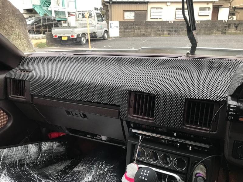 ダッシュマットを作ってみた。（トヨタ セリカXX・A60系）by