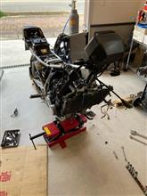 CBX550F純正フロントホイール組み付け（スズキ GS250FW）by