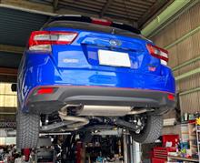 ネームレスマフラー取り付け（スバル インプレッサ スポーツ・GT