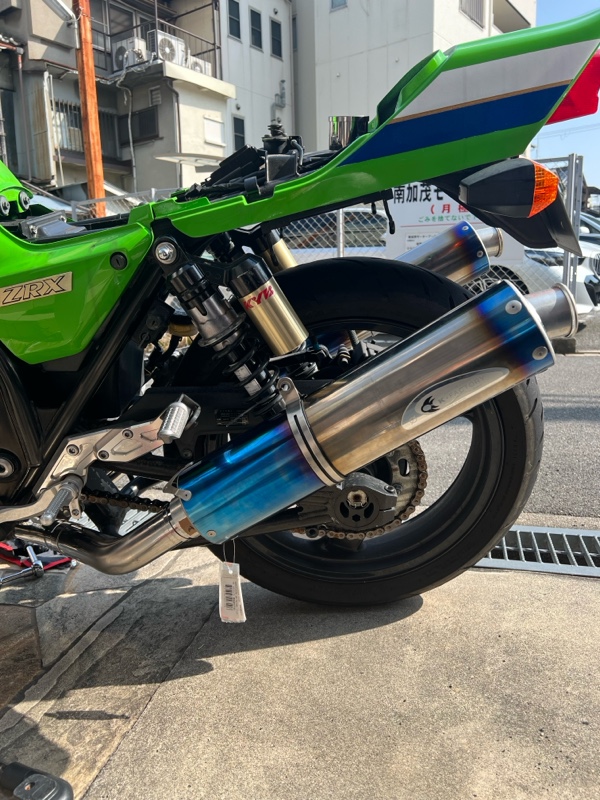 zrx400 ワルツ機械 サイレンサー マフラー エキパイ付き - メルカリ
