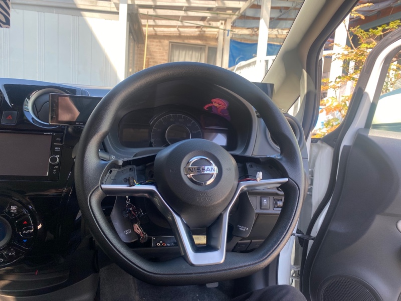 ステアリングボス破壊、、、&交換（日産 ノート e-POWER・E12