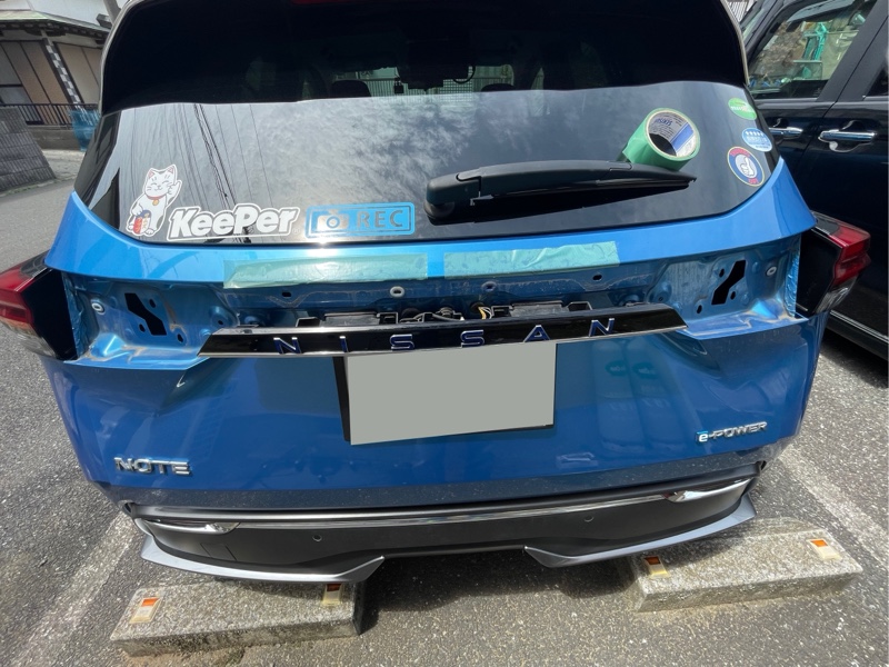 ノートオーラのテールランプ移植(ゲート)（日産 ノート e-POWER