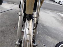 KMX125　KMX200用フォーク流用計画④