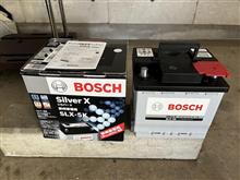 BOSCH SLX-5K バッテリー交換（その1）（三菱 アウトランダー