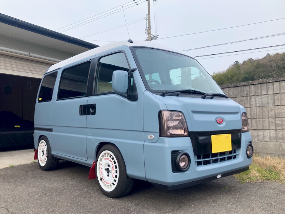 リアスプリング交換（スバル サンバー・TT/TV/TW）by garage