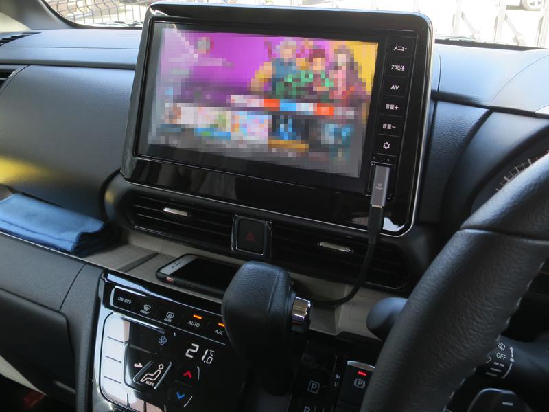 HDMIケーブル&キャンセラー 取付（三菱 デリカミニ・B34A/B35A