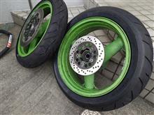 タイヤ交換（69.000km）（カワサキ ZX-9R B型）by 延武氏 - みんカラ